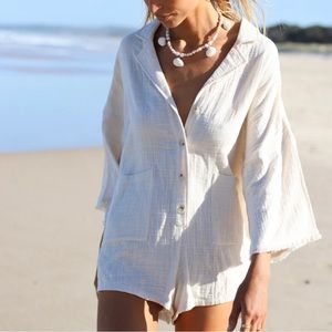 Maurie & Eve Awaken Cotton Jumpsuit Romper